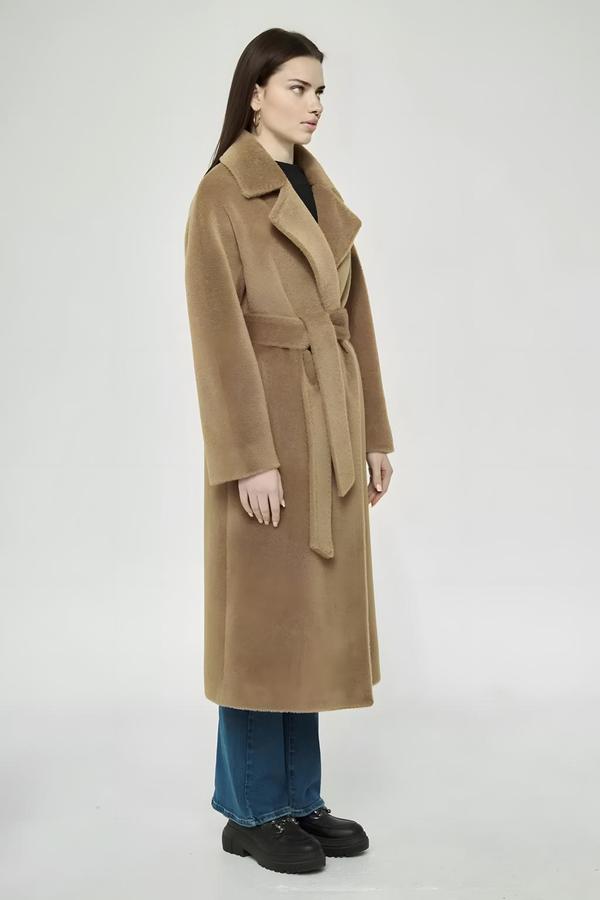 Alpaca Camel Women’s Coat - Image 2