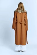 Double Faced Sheepskin Taba/beige Cashmere Coat