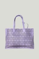 Lilac Large Leather Bag