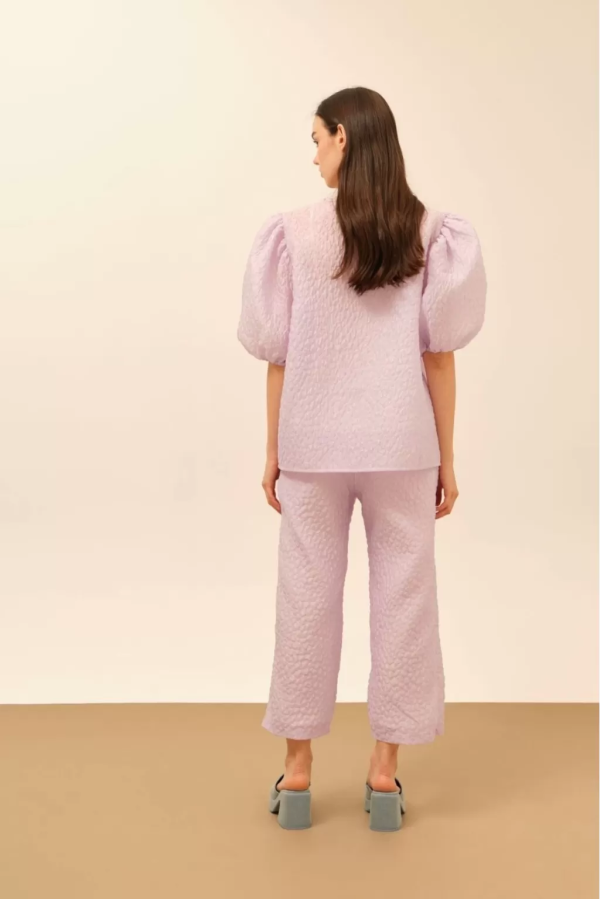 Jacquard Lilac Pants - Image 3