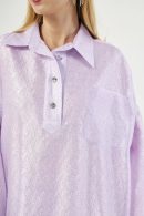 Jacquard Lilac Women’s Shirt