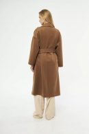 Men’s Collar Oversized Camel Women’s Coat
